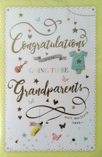 Picture of CONGRATULATIONS GOING TO BE GRANDPARENTS CARD